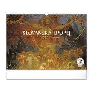 Wall Calendar 2024 Slavic Epic - Alfons Mucha