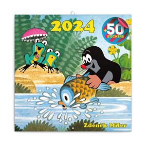 Wall Calendar 2024 The Little Mole with stickers