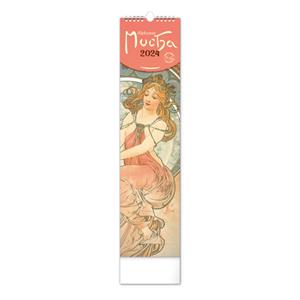 Wall Calendar 2024 Tie - Alphonse Mucha