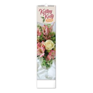 Wall Calendar 2024 Tie - Flowers CZ/SK