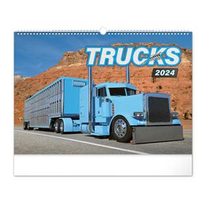 Wall Calendar 2024 Trucks