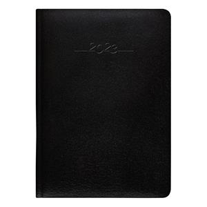 Weekly diary 2023 Carus A5 with notes - black