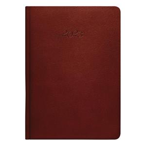 Weekly diary 2023 Carus A5 with notes - brown