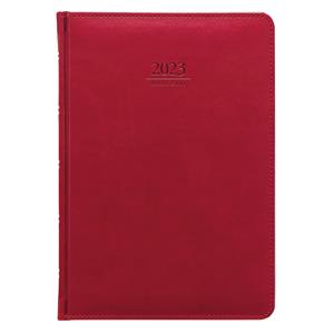 Weekly diary 2023 Gemma A5 - red