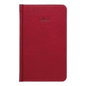 Weekly diary 2023 Gemma pocket - red