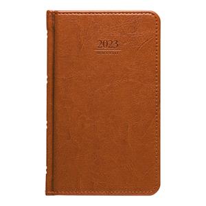 Weekly diary 2023 Kastor pocket - brown