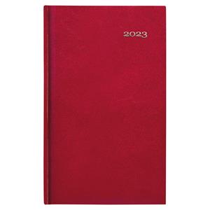 Weekly diary 2023 Kronos pocket - red