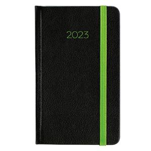 Weekly diary 2023 Neon pocket - green