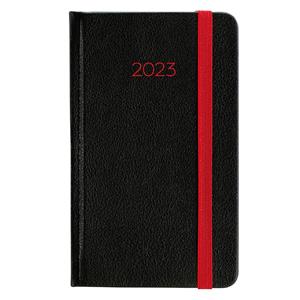 Weekly diary 2023 Neon pocket - red