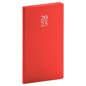 Weekly Diary 2023 Pocket Capys - red