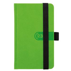 Weekly diary 2023 Trendy pocket - green