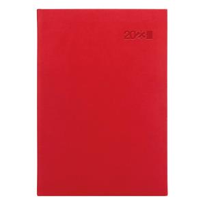 Weekly diary 2023 Viva A5 with notes - red