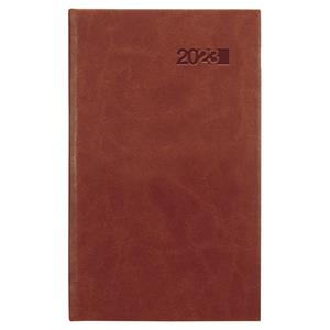 Weekly diary 2023 Viva pocket - brown