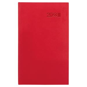 Weekly diary 2023 Viva pocket - red