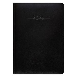 Weekly diary 2024 Carus A5 with notes - black