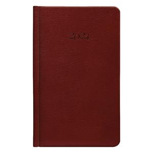 Weekly diary 2024 Carus pocket - brown