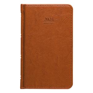 Weekly diary 2024 Kastor pocket - brown