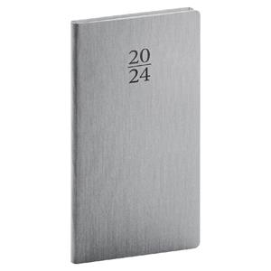 Weekly Diary 2024 Pocket Capys - silver