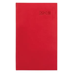 Weekly Diary 2024 Slovak pocket Viva - red