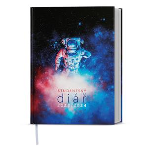 Weekly Diary 2024 Student Laminated Pocket - Astronaut