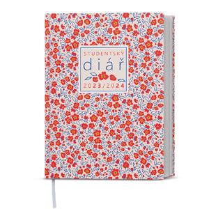 Weekly Diary 2024 Student Laminated Pocket - Red