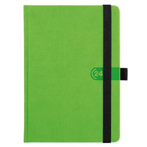 Weekly diary 2024 Trendy A5 with notes - green