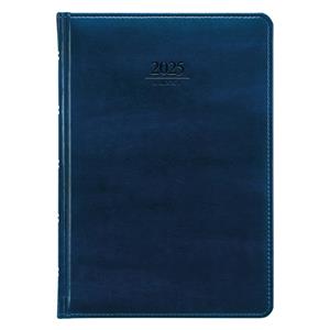 Weekly diary 2025 Atlas B5 - blue