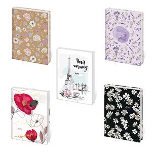 Weekly diary A5 2024 Lyra - design 1-5 (5pcs)