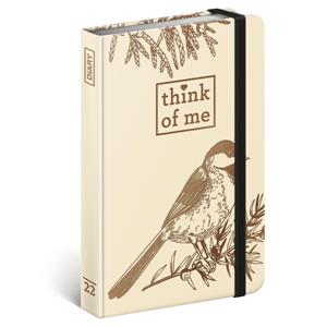 Weekly Diary B6 2022 Think of me - Bird