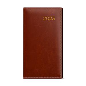 Weekly pocket Diary 2023 Jakub Premier - Brown